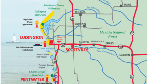 Map Of Manistee County Michigan Visit Ludington West Michigan Maps Destinations
