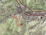 Map Of Manitou Springs Colorado Red Mountain Hiking Pinterest Hiking Mountains and Mountain