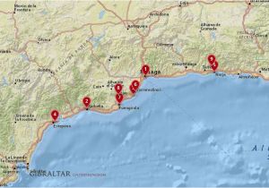 Map Of Marbella Spain and Surrounding area where to Stay In the Costa Del sol Best Cities Hotels