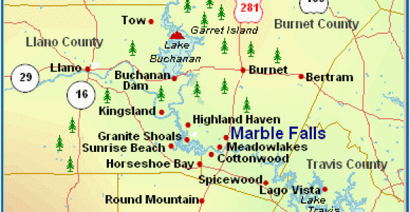 Map Of Marble Falls Texas Texas Highland Lakes Map Business Ideas 2013