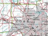 Map Of Marietta Georgia County Of Cobb Georgiainfo