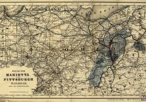 Map Of Marietta Ohio File Map Of the Marietta and Pittsburgh Railroad and Its Connections