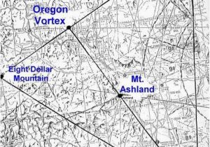 Map Of Mcminnville oregon Map Of oregon Laylines Ley Lines and Vortices Of the American West