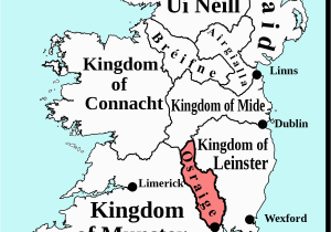 Map Of Medieval Ireland Osraige Wikipedia