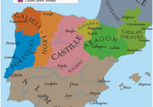 Map Of Medieval Spain Portugal In the Middle Ages Wikipedia