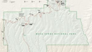 Map Of Mesa Verde National Park In Colorado Mesa Verde Maps Npmaps Com Just Free Maps Period