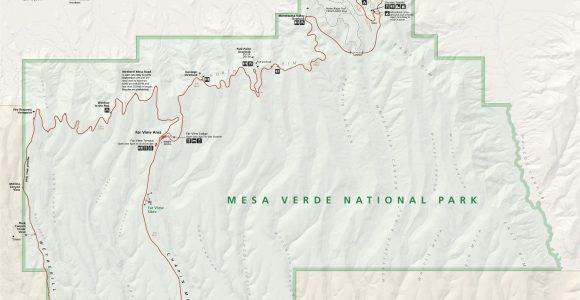 Map Of Mesa Verde National Park In Colorado Mesa Verde Maps Npmaps Com Just Free Maps Period