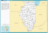 Map Of Michigan and Illinois Printable Maps Reference