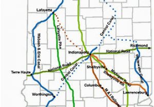 Map Of Michigan and Indiana Michigan Road Wikipedia