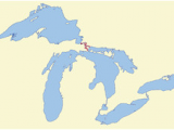 Map Of Michigan and Ontario List Of islands Of Michigan Wikipedia