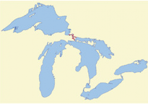 Map Of Michigan and Ontario List Of islands Of Michigan Wikipedia
