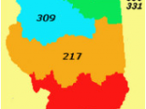 Map Of Michigan area Codes area Code 312 Wikipedia