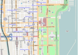 Map Of Michigan Ave Chicago Chicago Loop Wikipedia