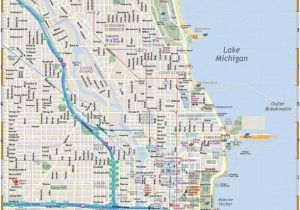 Map Of Michigan Ave Chicago Map Of Chicago Interactive and Printable Maps wheretraveler