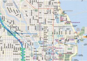Map Of Michigan Ave Chicago Map Of Chicago Interactive and Printable Maps wheretraveler