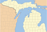 Map Of Michigan Cities and townships List Of Counties In Michigan Wikipedia