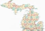 Map Of Michigan Counties with Cities Michigan Map with Cities and Counties Beautiful Map Michigan