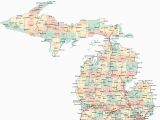 Map Of Michigan Counties with Cities Michigan Map with Cities and Counties Beautiful Map Michigan