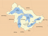 Map Of Michigan Great Lakes Lake Huron On Us Map Printable Us Map with Great Lakes Keysub
