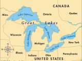 Map Of Michigan Great Lakes Us Map Great Lakes Region New United States Map Great Lakes Showing