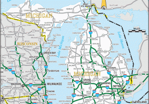 Map Of Michigan Highways Michigan Travel Images