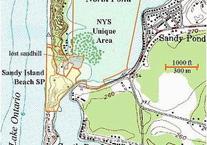 Map Of Michigan Lakes with Beaches Sandy island Beach State Park Wikipedia