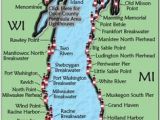 Map Of Michigan Lighthouses 32 Best Lake Michigan Vacation Images Michigan Travel Lake