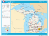 Map Of Michigan Lower Peninsula Index Of Michigan Related Articles Wikipedia