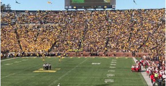 Map Of Michigan Stadium north End and Student Section Picture Of Michigan Stadium Ann