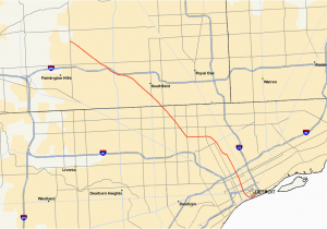 Map Of Michigan Thumb M 10 Michigan Highway Wikipedia