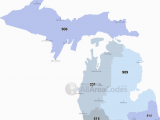 Map Of Michigan Zip Codes 313 area Code 313 Map Time Zone and Phone Lookup