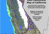 Map Of Mid California California Glaciation Ice Age Coastal Maps Historical Maps Map