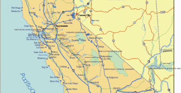 Map Of Mid California California State Map Printable to Free Printable Maps Category