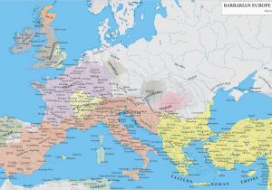 Map Of Middle Ages Europe Europe 525 Mapas Historical Maps Roman Empire Map