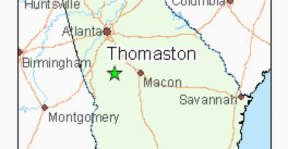 Map Of Middle Georgia City Of Thomaston Ga Map Of Thomaston My Hometown Pinterest