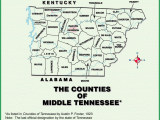 Map Of Middle Tennessee Counties Tngenweb Tennessee S 3 Grand Divisions