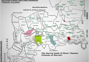 Map Of Middlesex England Laleham Wikipedia