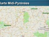 Map Of Midi Pyrenees Region France Midi Pyrenees Reisefuhrer