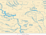 Map Of Minnesota and north Dakota Map Of north Dakota