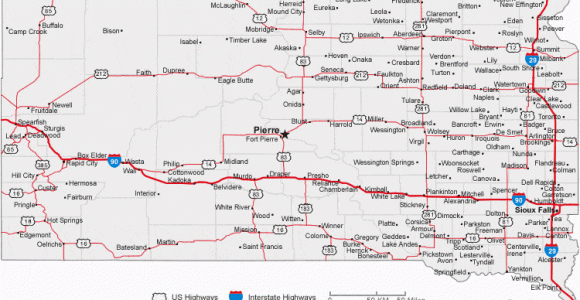 Map Of Minnesota and south Dakota Map Of south Dakota Cities south Dakota Road Map