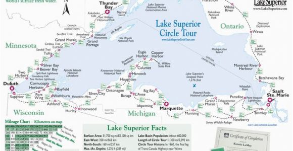 Map Of Minnesota Cities and Lakes Simple Map Of Lake Superior Lake Superior Magazine