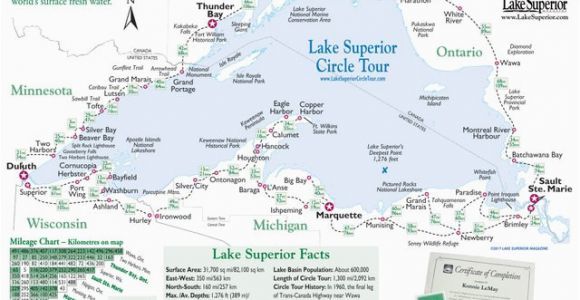 Map Of Minnesota Cities and Lakes Simple Map Of Lake Superior Lake Superior Magazine