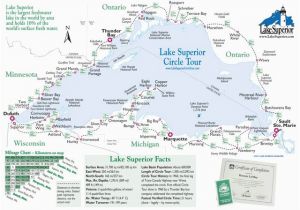 Map Of Minnesota Cities and towns Simple Map Of Lake Superior Lake Superior Magazine
