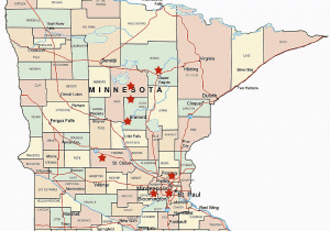 Map Of Minnesota Counties and Cities Mn County Maps with Cities and Travel Information Download Free Mn