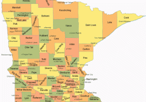 Map Of Minnesota Counties and Cities Mn County Maps with Cities and Travel Information Download Free Mn