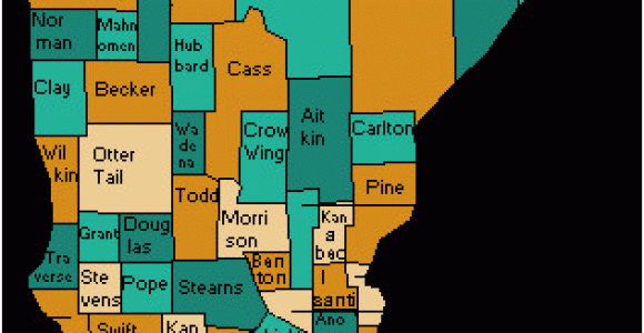 Map Of Minnesota Counties and Cities Mn County Maps with Cities and Travel Information Download Free Mn