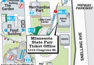 Map Of Minnesota State Fair Grandstand Tickets Minnesota State Fair