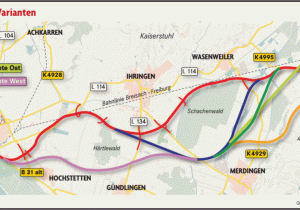 Map Of Mio Michigan B 31 Varianten Auf Dem Prufstand Kreis Breisgau Hochschwarzwald