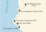 Map Of Missions In California Historic California Missions Road Trip Lots Of Places to See
