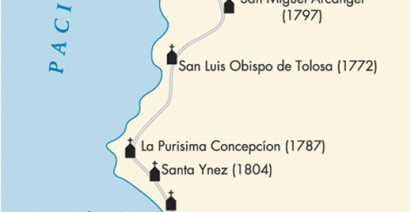 Map Of Missions In California Historic California Missions Road Trip Lots Of Places to See